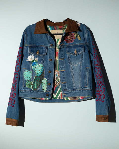 Chaqueta Denim Gamuza
