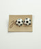 Aretes de balón de futbol mate
