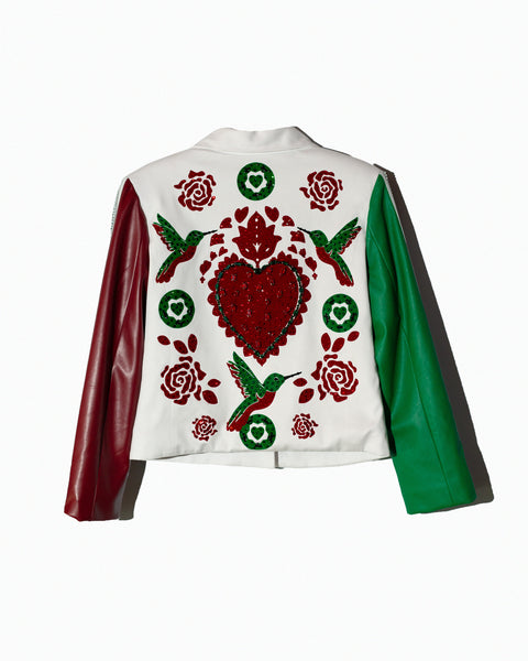 Chaqueta Mexicana Blanca