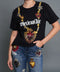 T shirt negra collar #MexicanChic