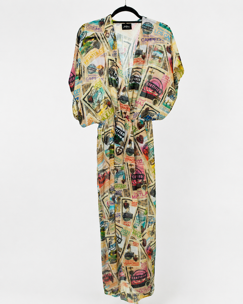 Vestido/Kimono postales