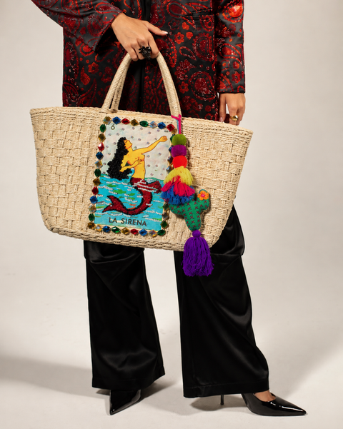 Bolsa Artesanal Tejido Sirena