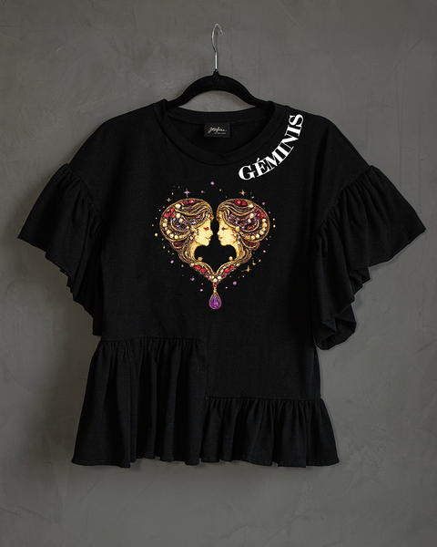 Blusa con olanes Géminis