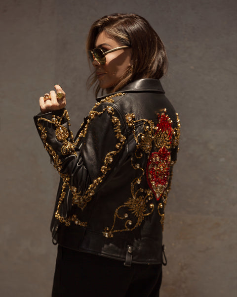 Biker Jacket Decorada