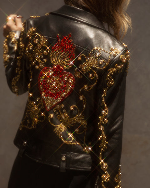 Biker Jacket Decorada