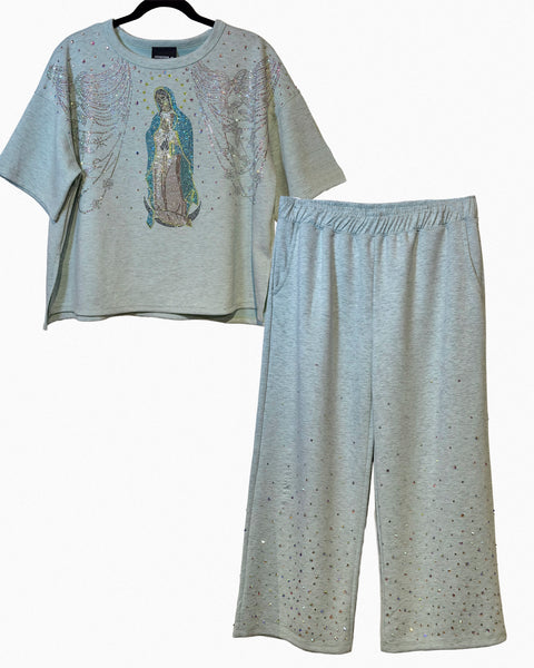 Conjunto Virgen con cristales