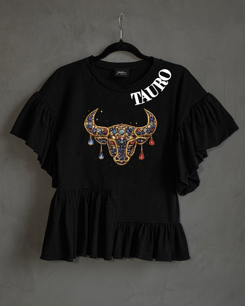 Blusa con olanes Tauro