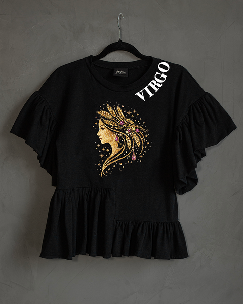 Blusa con olanes Virgo