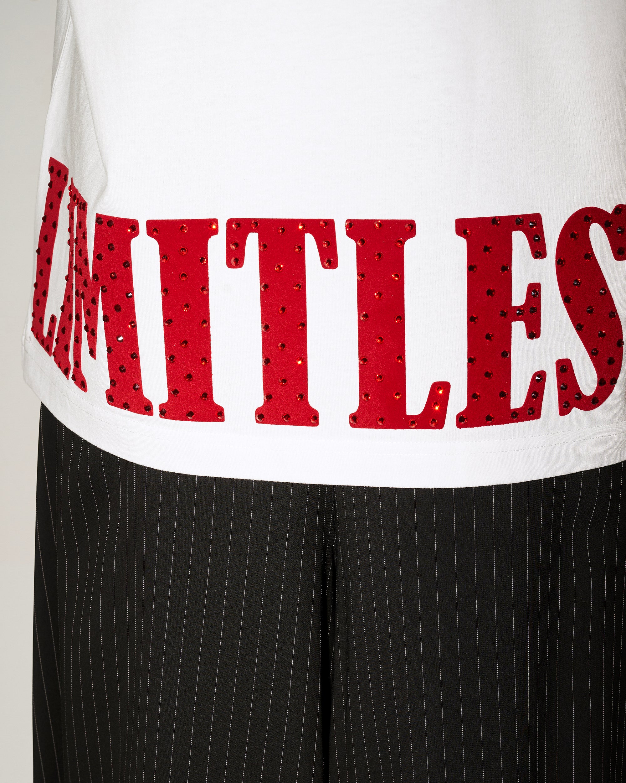 T shirt blanca Corbata Woman