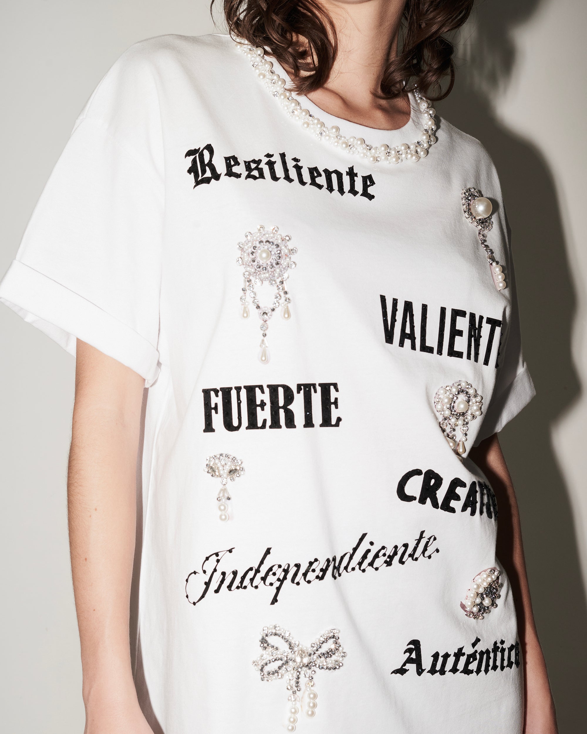 T shirt blanca Dones