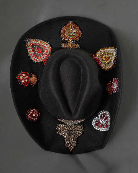 Sombrero corazones