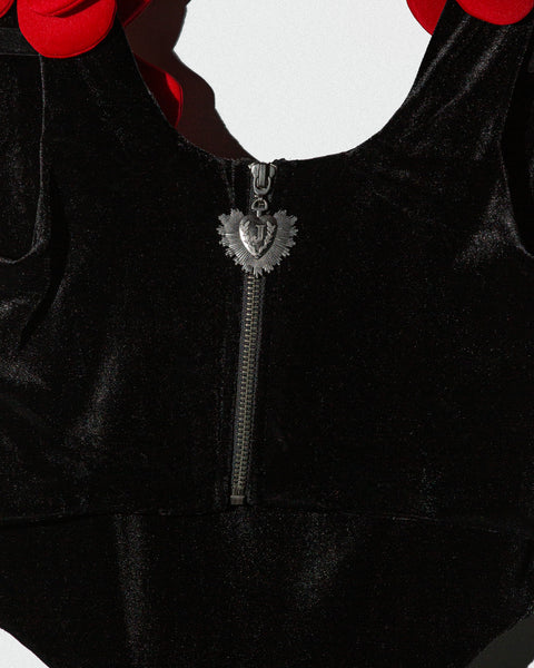 Blusa Red Flowers