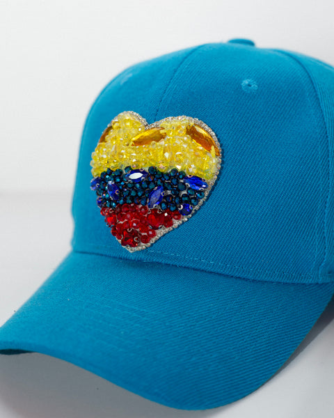 Gorra Corazón Colombia Azul