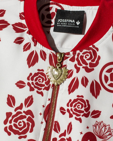 Chamarra rojo y blanco México