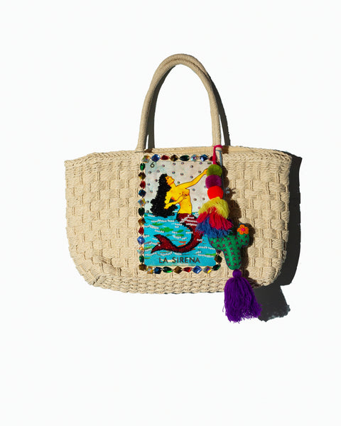 Bolsa Artesanal Tejido Sirena