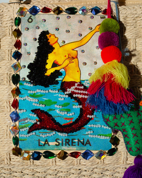 Bolsa Artesanal Tejido Sirena