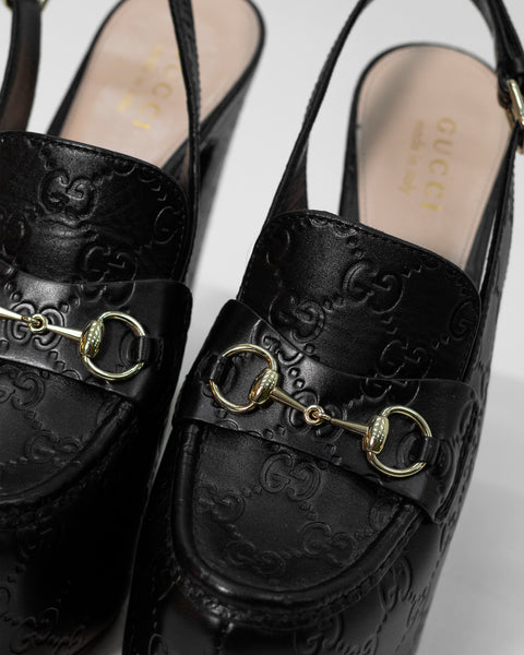 Tacones Gucci -Negros