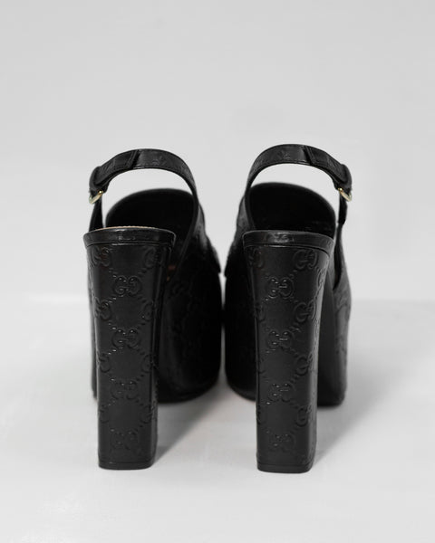 Tacones Gucci -Negros