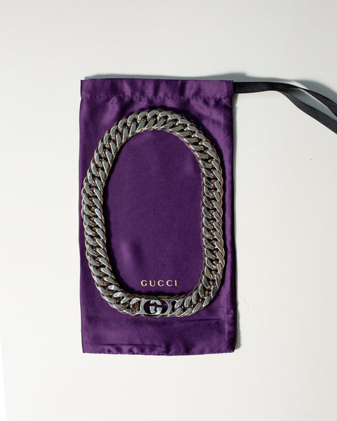 Cadena Gucci plateada
