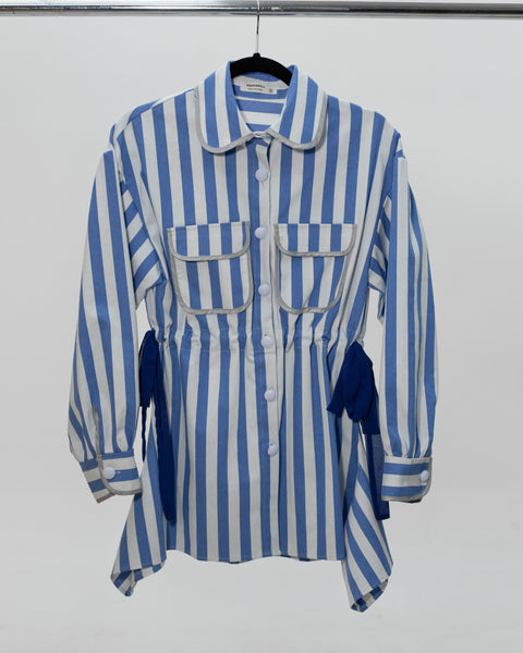 CAMISERA RAYAS AZULES