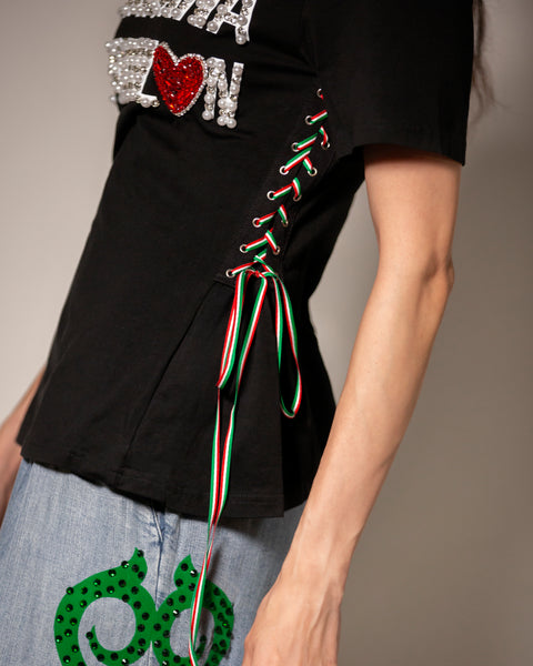 T-shirt Mexicana de corazón