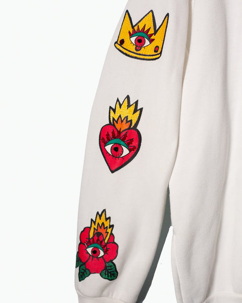Sudadera Blanca México, Música, Moda & Mezcal