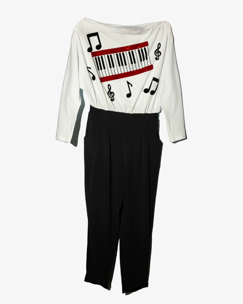 Jumpsuit de hombro caído
