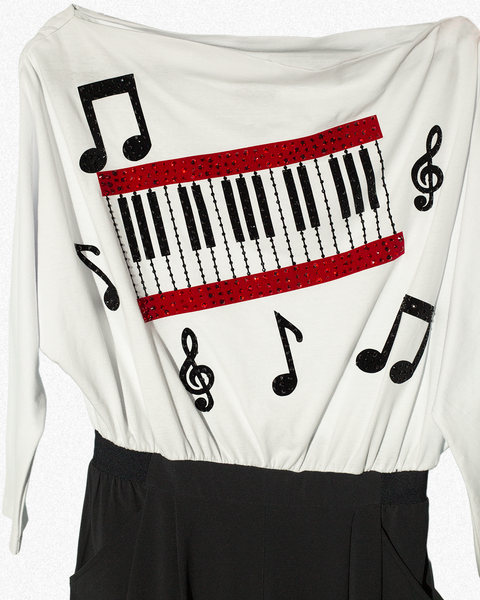Jumpsuit de hombro caído