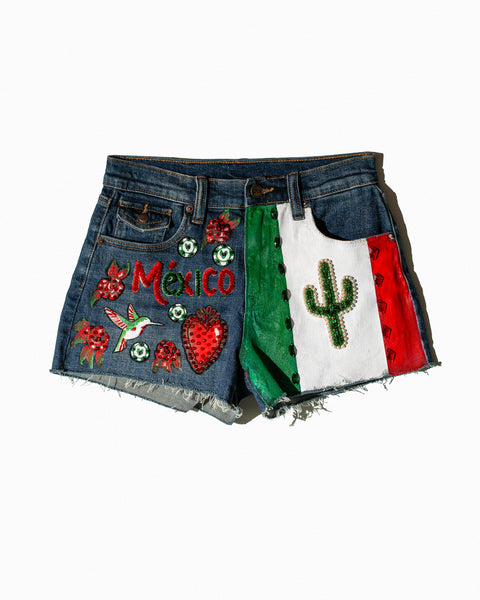 Denim Short Mexicanos