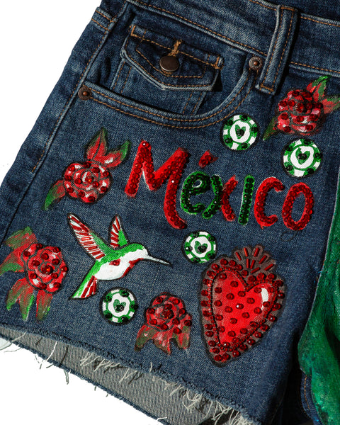 Denim Short Mexicanos