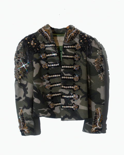 Saco Camuflaje con cristales