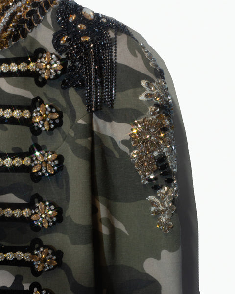 Saco Camuflaje con cristales