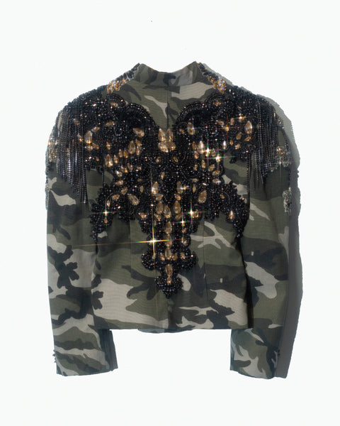 Saco Camuflaje con cristales