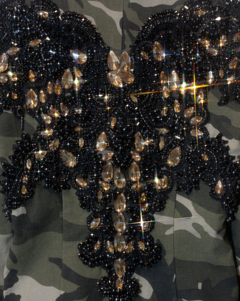 Saco Camuflaje con cristales