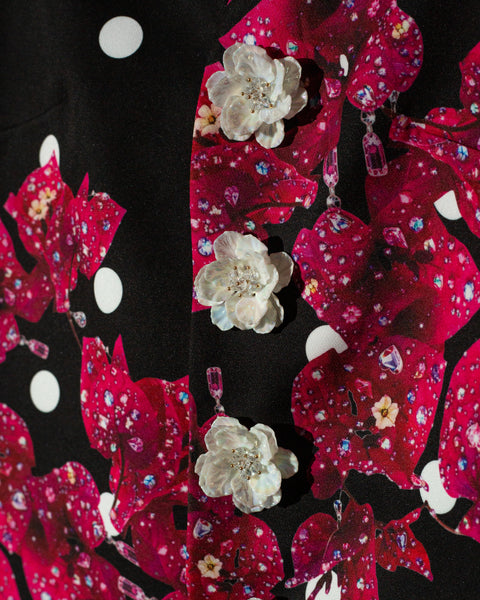 Polkadot Black Vest