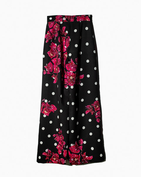 Polkadot Black Pants