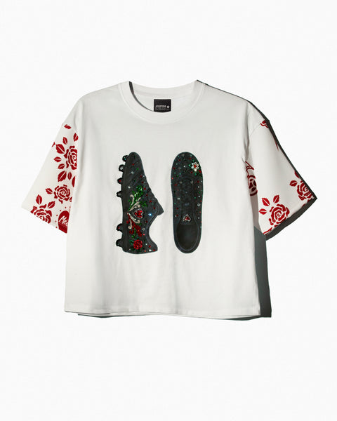 Tee Shirt Blanca Tachones