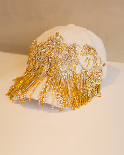 Gorra Flecos Dorados