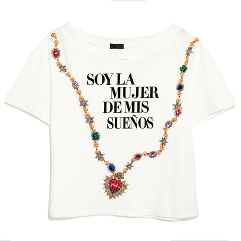 TSHIRT BLANCA SOY LA MUJER DE MIS SUEÑOS