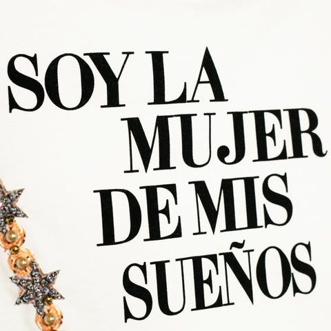 TSHIRT BLANCA SOY LA MUJER DE MIS SUEÑOS