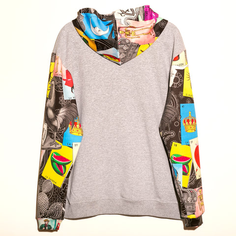 Hoodie corona gris