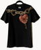 T shirt negra candado